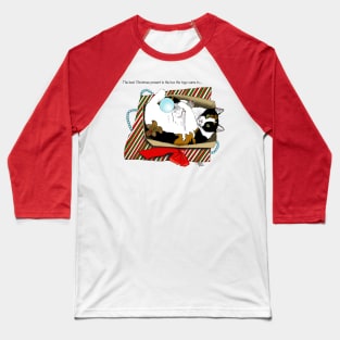 Christmas Toy Box Cat Baseball T-Shirt